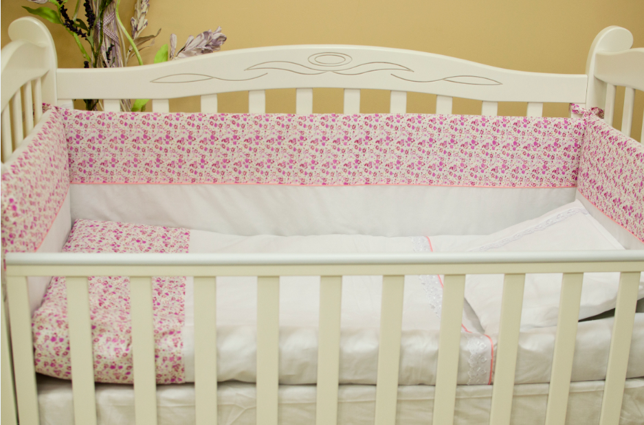Верес Детский постельный комплект "Pink flowers" (6 единиц)  