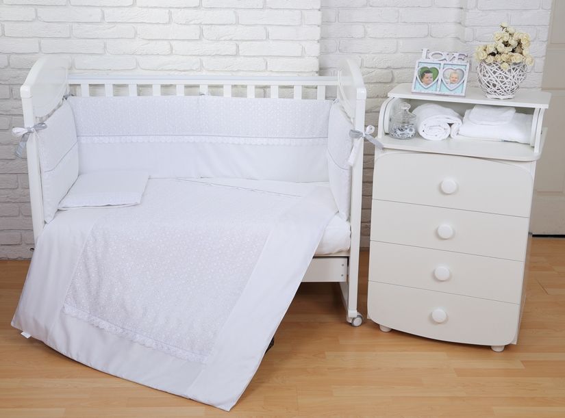 Верес Детский постельный комплект "White lvy"  (6 единиц)