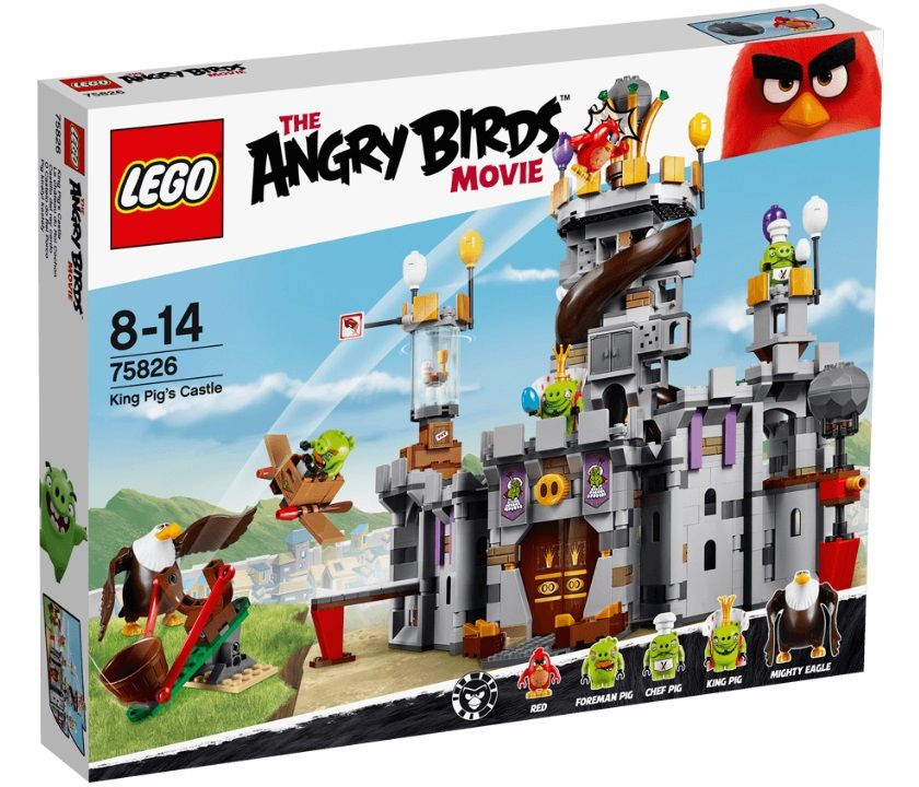 Lego Angry Birds Замок Короля свинок
