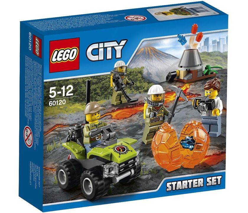 Lego City Исследователи вулканов набор для начинающих