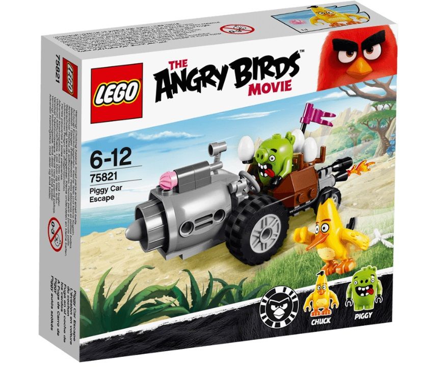 Lego Angry Birds Втеча з машини свинок