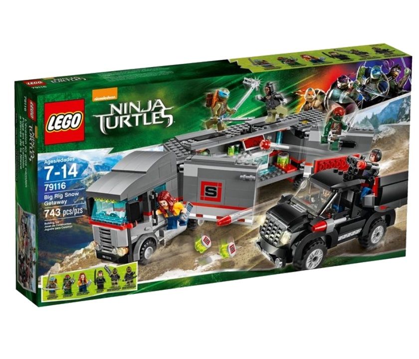 Lego Ninja Turtles Велика снігова машина для втечі
