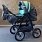 Trans Baby детская коляска-трансформер Taurus, т.серый+бирюза