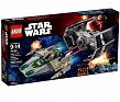 Lego Star Wars Вдосконалений винищувач TIE Дарта Вейдера і винищувач A-Wing