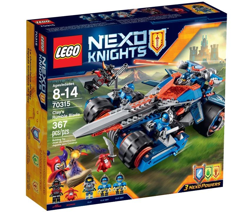 Lego Nexo Knights Устрашающий разрушитель Клэя