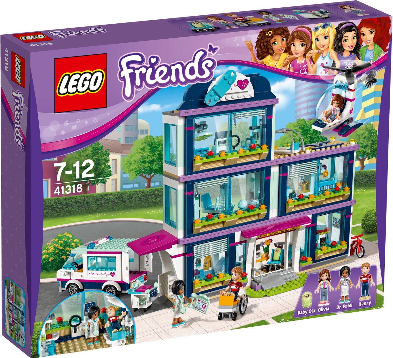 Lego Friends Клиника Хартлейк-Сити