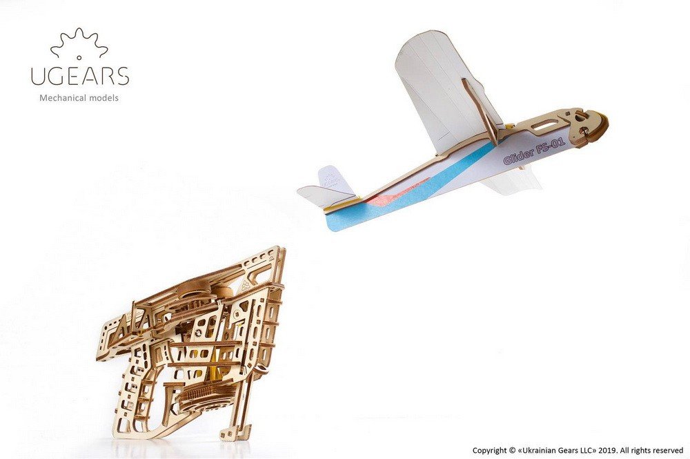 UGEARS Запуск самолетов Механическая модель конструктор