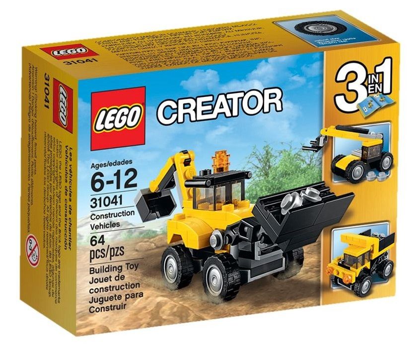 Lego Creator Будівельна техніка