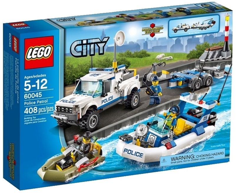 Lego City полицейский патруль 60045