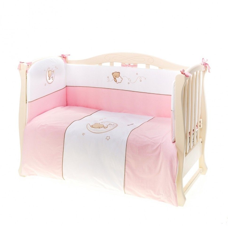 Mioo de lux Sleeping on the moon розовый постельный комплект 