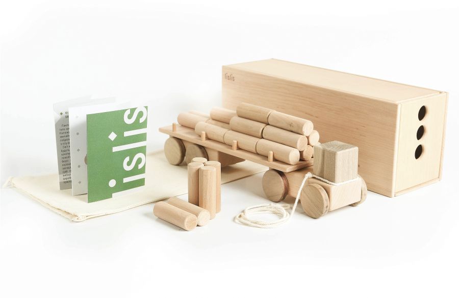 Lislis "Лесовоз Бльшой" деревянная игрушка