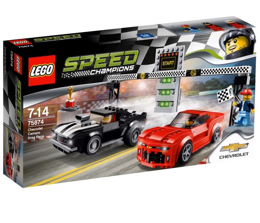 Lego Speed Champions Гоночная трасса Шевроле Камаро конструктор