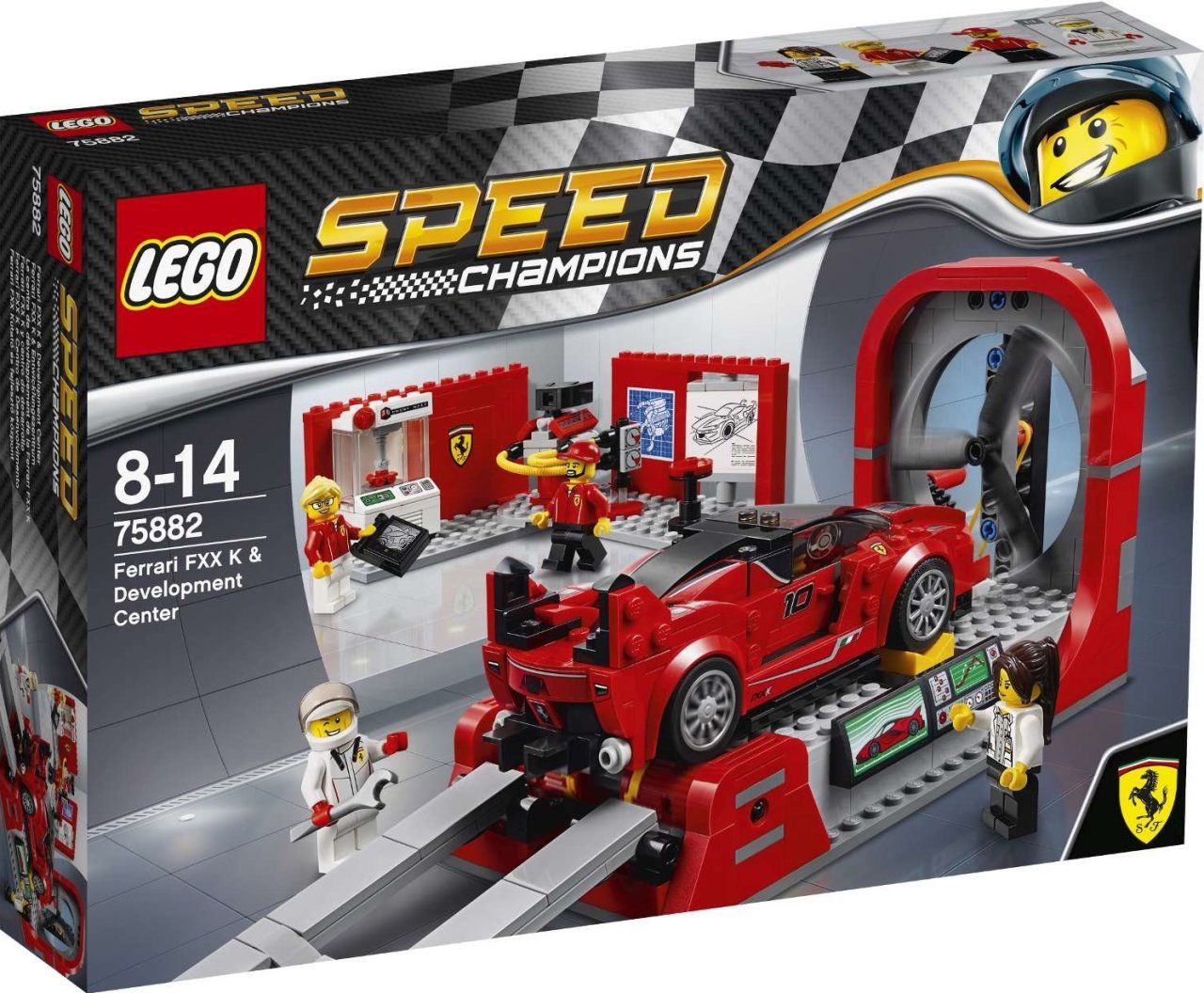Lego Speed Champions Ferrari FXX K і Центр розробки та проектування