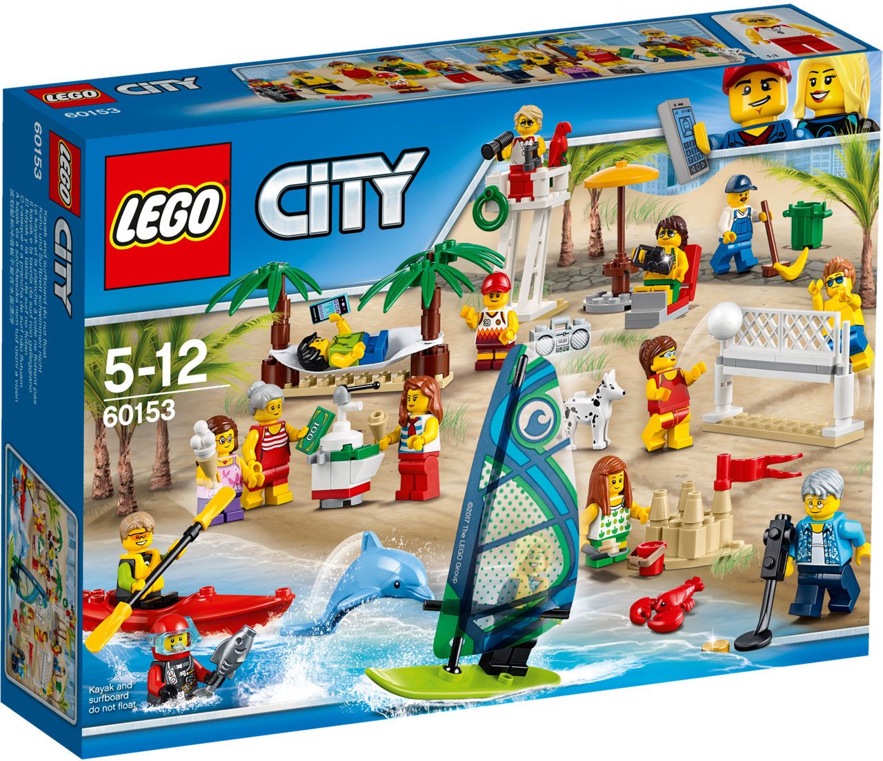 Lego City Відпочинок на пляжі - жителі LEGO City