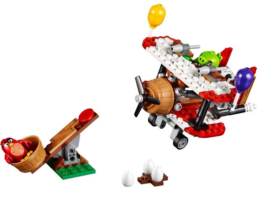 Lego Angry Birds Самолётная атака свинок