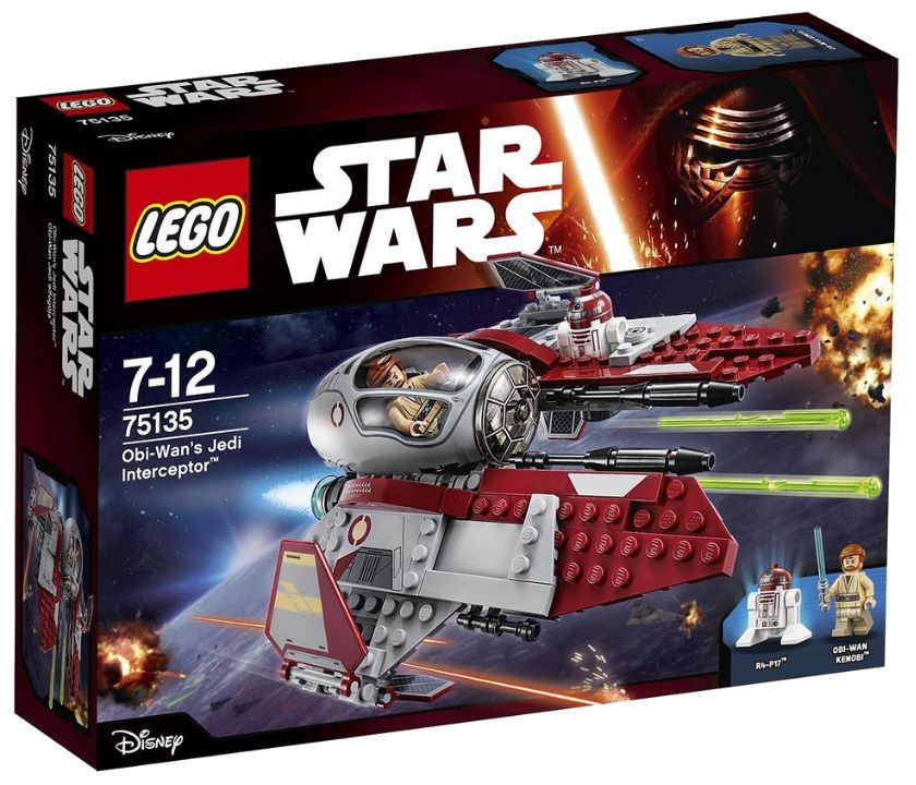 Lego Star Wars Перехватчик джедаев Оби-Вана Кеноби