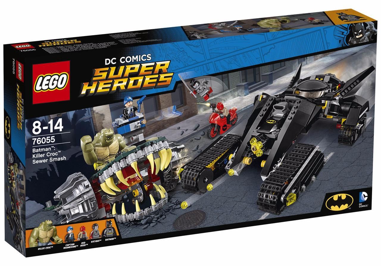 Lego Super Heroes Убийца Крок схватка в канализации