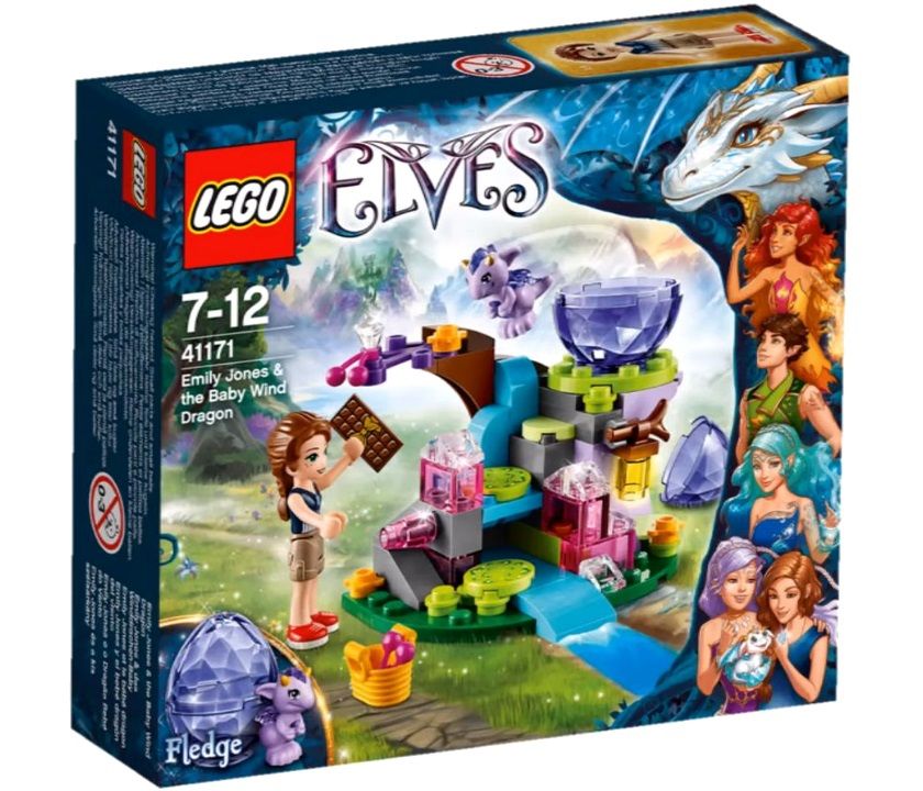 Lego Elves Эмили Джонс и дракончик ветра