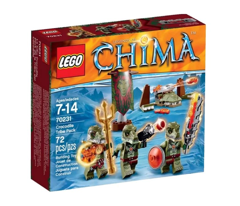 Lego Chima "Лагерь клана Крокодилов" конструктор