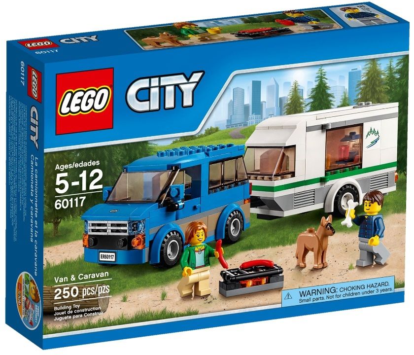 Lego City Фургон и дом на колёсах
