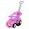 Ocie Magic Car с ручкой толокар, розовый