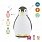 Zazu Пингвиненок Пем светильник-ночник с автоматическим отключением, gray