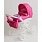 Игрушечная детская кукольная коляска Adbor Lily White, розовый_3