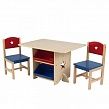 KidKraft Star Table & Chair Set Дитячий стіл з ящиками і двома стільцями