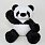 Алина "Панда" мягкая игрушка 100 см., black