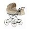  Roan Marita Prestige універсальна дитяча коляска (хромована рама + великі білі колеса)