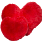 Алина "Сердце" мягкая игрушка-подушка 75 см., red