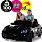 Двухместный детский электромобиль Kidsauto Cayman 24V, черный