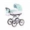 Roan Marita Prestige універсальна дитяча коляска (хромована рама + великі білі колеса)