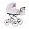 Roan Marita Prestige универсальная детская коляска (хромированная рама+ большие белые колеса), S 59