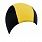 Beco 7721 шапочка для плавання тканинна, black and yellow