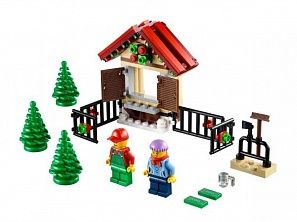 LEGO CHRISTMAS 40082 Christmas Tree Stand Рождественская ярмарка елок