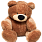Алина  «Бублик» ведмідь сидячий 45 см., light brown