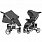 Прогулянкова коляска CARRELLO Vista в льоні +дощовик, Steel Gray