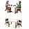 Step 2 KITCHEN TABLE & CHAIRS набор стол и 2 стульчика, коричневый