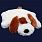 Аліна "Собака" подушка-іграшка 55 см., white