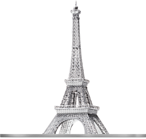 Metal Earth Eiffel Tower, сборная металлическая модель 3D