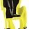 Bellelli Mr Fox Сlamp велокресло (на багажник) до 22 кг детское, неоново-жёлтое с чёрной подкладкой