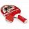 Atemi Plastic Universal ракетка для настольного тенниса, red