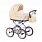 Roan Marita Prestige универсальная детская коляска (хромированная рама+ большие белые колеса), S 56
