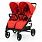 Прогулянкова коляска для двійні Valco baby Snap Duo , Fire Red
