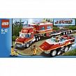 LEGO CITY Fire Transporter Передвижной пожарный командный центр / Пожарный транспортировщик коструктор