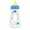 Chicco Travelling пляшка пластикова 240 мл., соска латексна від 4 міс., швидкий потік