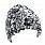 Beco жіноча шапочка для плавання (7612), 10 біла-чорна