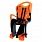 Bellelli Tiger Relax B-fix сидіння заднє (на багажник), чорно-помаранчеве з помаранчевої підкладкою