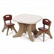 Step 2 Table&Chairs Set набор стол и 2 стульчика
